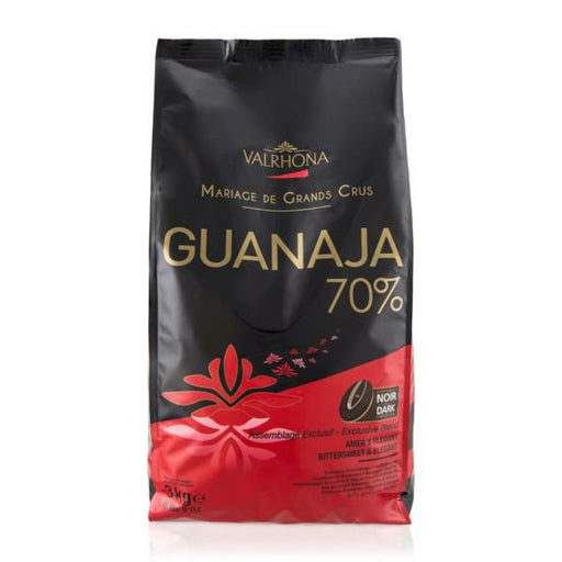 Candy & ChocolateVALRHONA GUANAJA 70% FEVEVALRHONA GUANAJA 70% FEVESpecialty Food SourceGuanaja 70% is a masterful blend that reveals a complex range of fruit, coffee, molasses and floral notes.