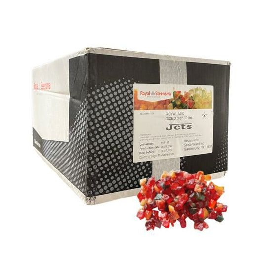 candied fruitROYAL FRUIT MIXROYAL FRUIT MIXSpecialty Food SourceFeatures:

A premium blend of dried fruits including apricots, apples, peaches, pears, and prunes
Made from only the highest-quality, hand-selected fruits that are c