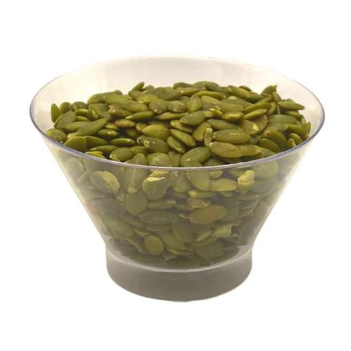 Nuts & SeedsPUMPKIN SEED, RAW PEPITASPUMPKIN SEED, RAW PEPITASSpecialty Food SourceFeatures:

Pepitas, or pumpkin seeds, are a nutritious snack and versatile ingredient. Rich in protein, fiber, and healthy fats, they add a delicious crunch to salad