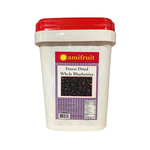 Dried FruitsFREEZE DRIED BLUEBERRIESFREEZE DRIED BLUEBERRIESSpecialty Food SourceExperience the delightful crunch and intense flavor of AmiFruit's Freeze Dried Blueberries, a healthy and convenient snack perfect for any time of the day. Using onl