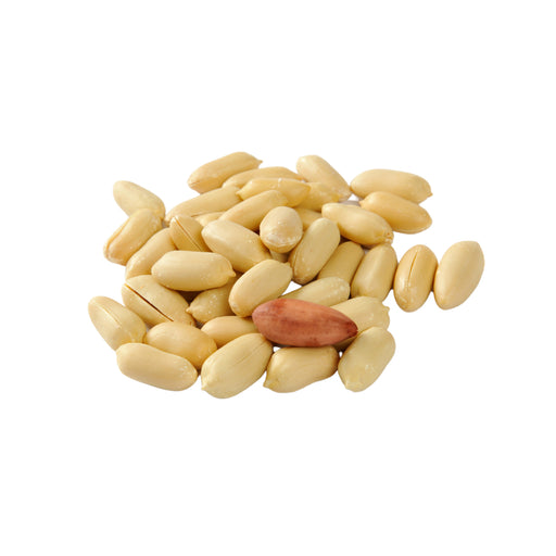 RAW BLANCHED PEANUTSPEANUTS RAW BLANCHEDSpecialty Food SourceFeatures: 

Our Raw Blanched Peanuts are a kitchen essential, perfect for various culinary applications. With their skins removed, they offer a smooth texture and a 