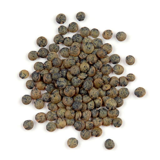 Premium French Green Lentils from our World Cuisine Staples, displaying their distinctive color and natural texture.