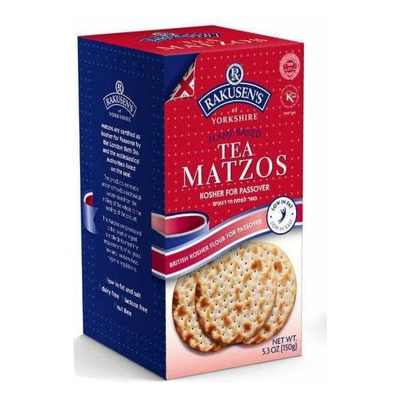 Tea Matzo Crackers | 5.3 oz | Rakusen