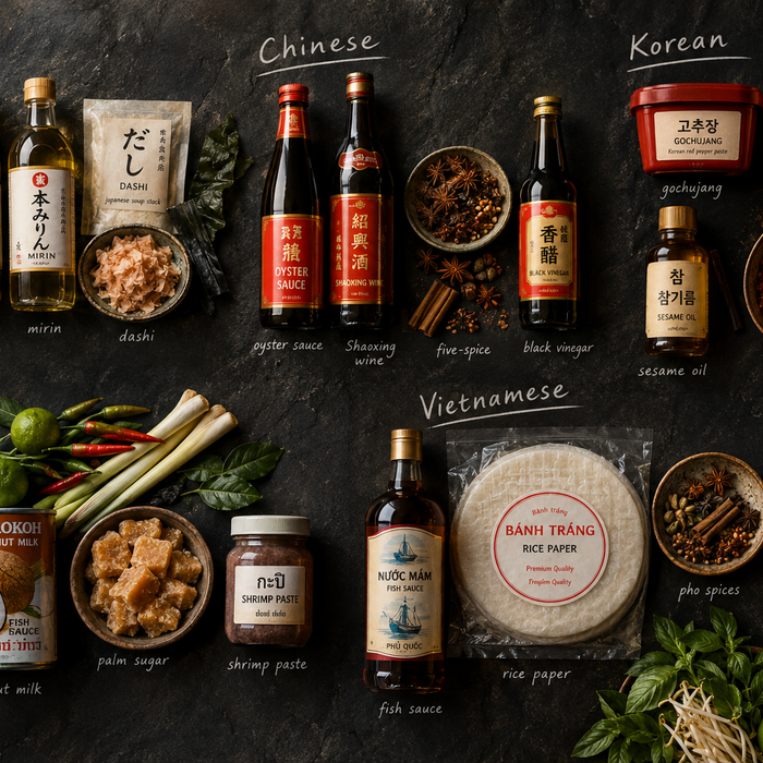 Asian Pantry Essentials by Region: Japanese, Chinese, Korean, Thai & Vietnamese Staples