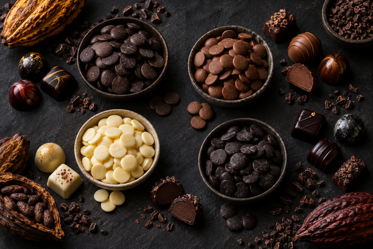 Callebaut 811 vs 823 vs W2 vs 70-30-38: Which Couverture for Bonbons, Ganache and Enrobing
