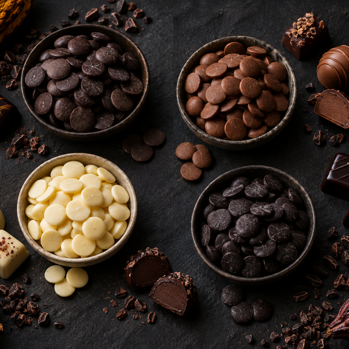 Callebaut 811 vs 823 vs W2 vs 70-30-38: Which Couverture for Bonbons, Ganache and Enrobing