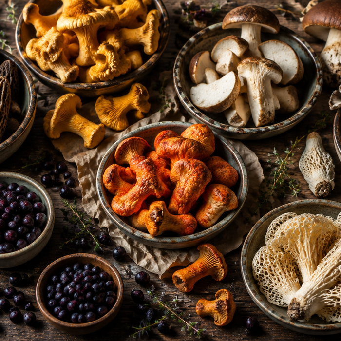 Crown Fungi wild mushrooms for holiday menus at Specialty Food Source