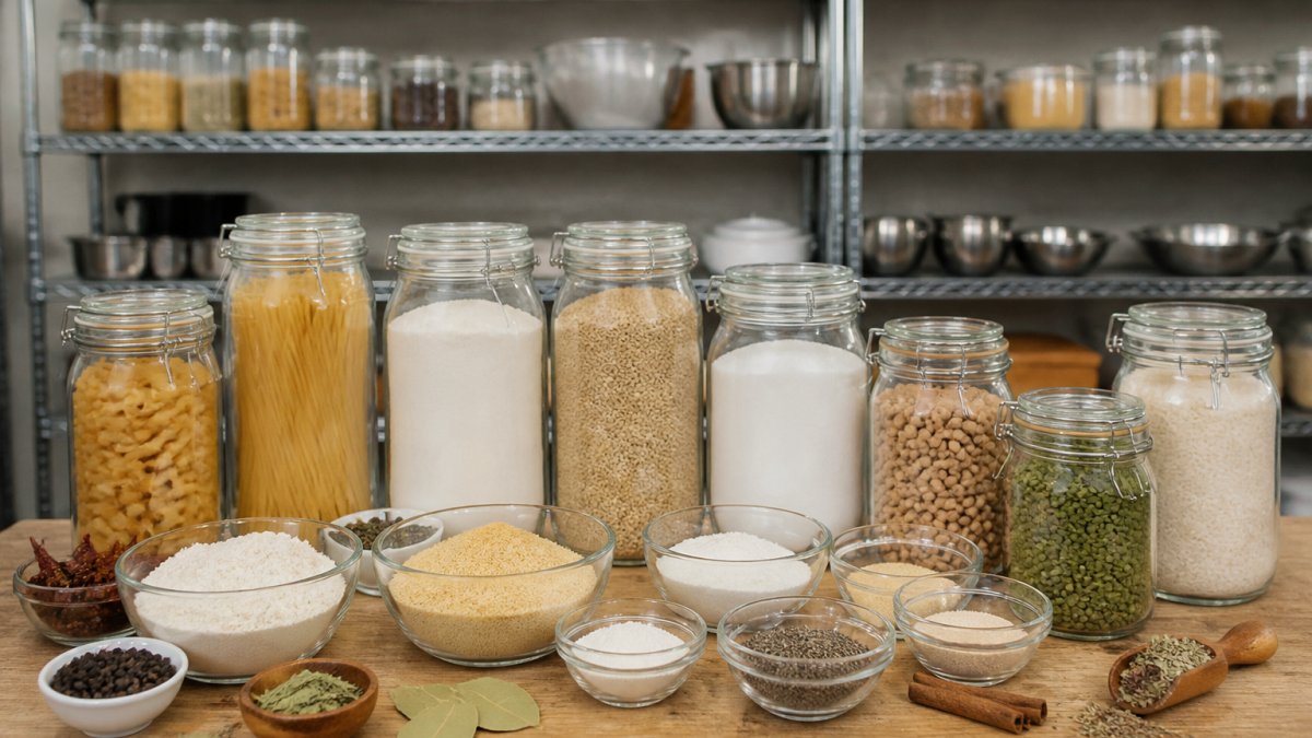 Professional Grade Kitchen Pantry Essentials List