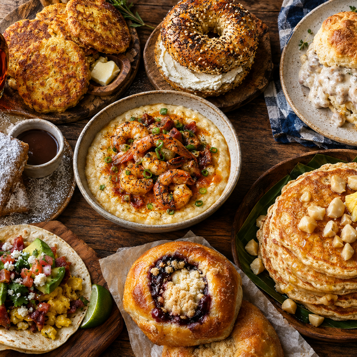 Regional American Breakfast: What Eight Regions Eat and What Goes in It