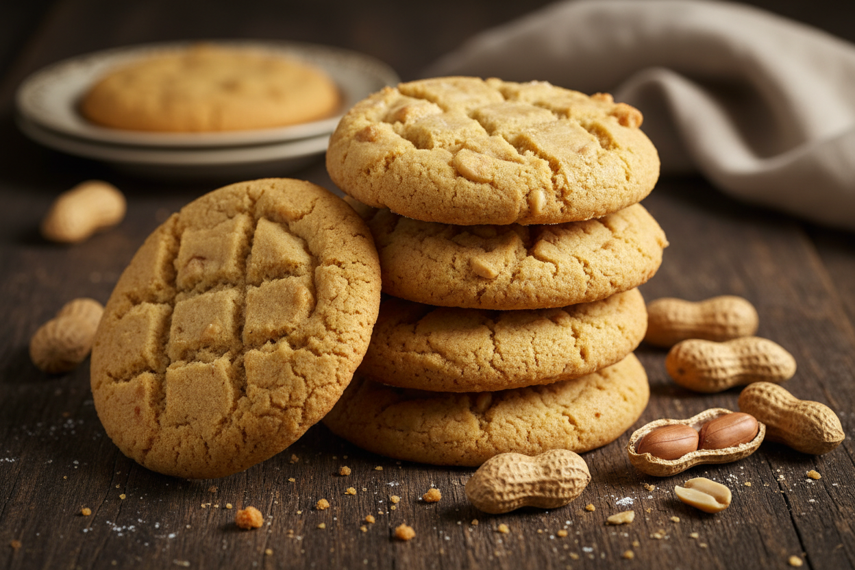 Bakery-Style Peanut Butter Cookies: A Gram-Based Recipe That Scales from 16 to 1,000