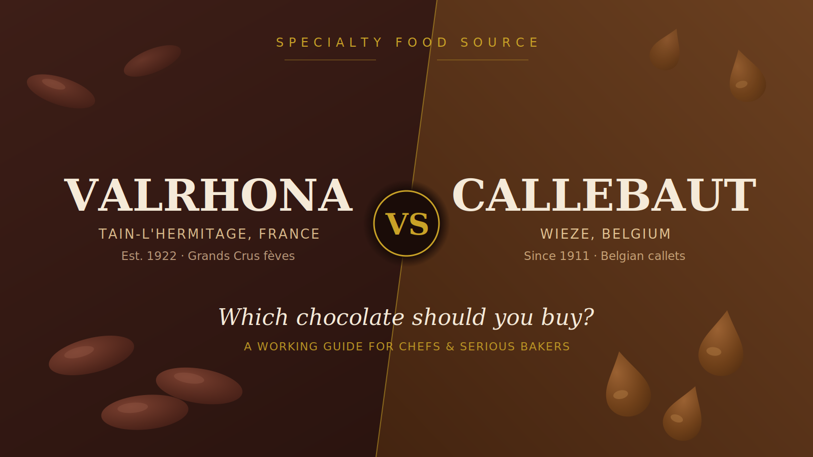 Valrhona vs Callebaut: Which Chocolate Should You Buy?