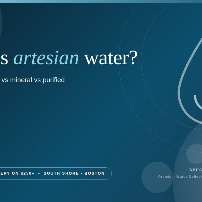 What is artesian water: artesian vs spring vs mineral vs purified water explained by a chef