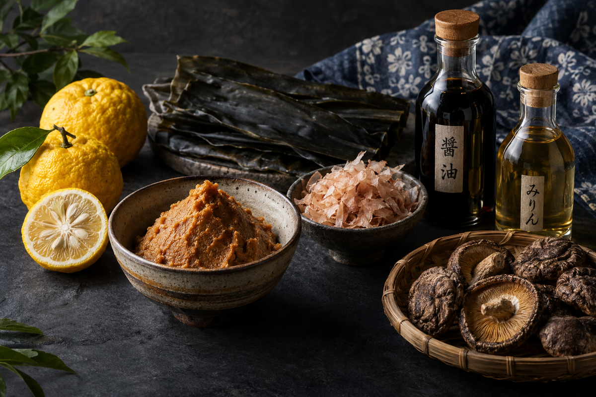 Japanese Ingredients - Miso, Yuzu, Dashi & Pantry Staples