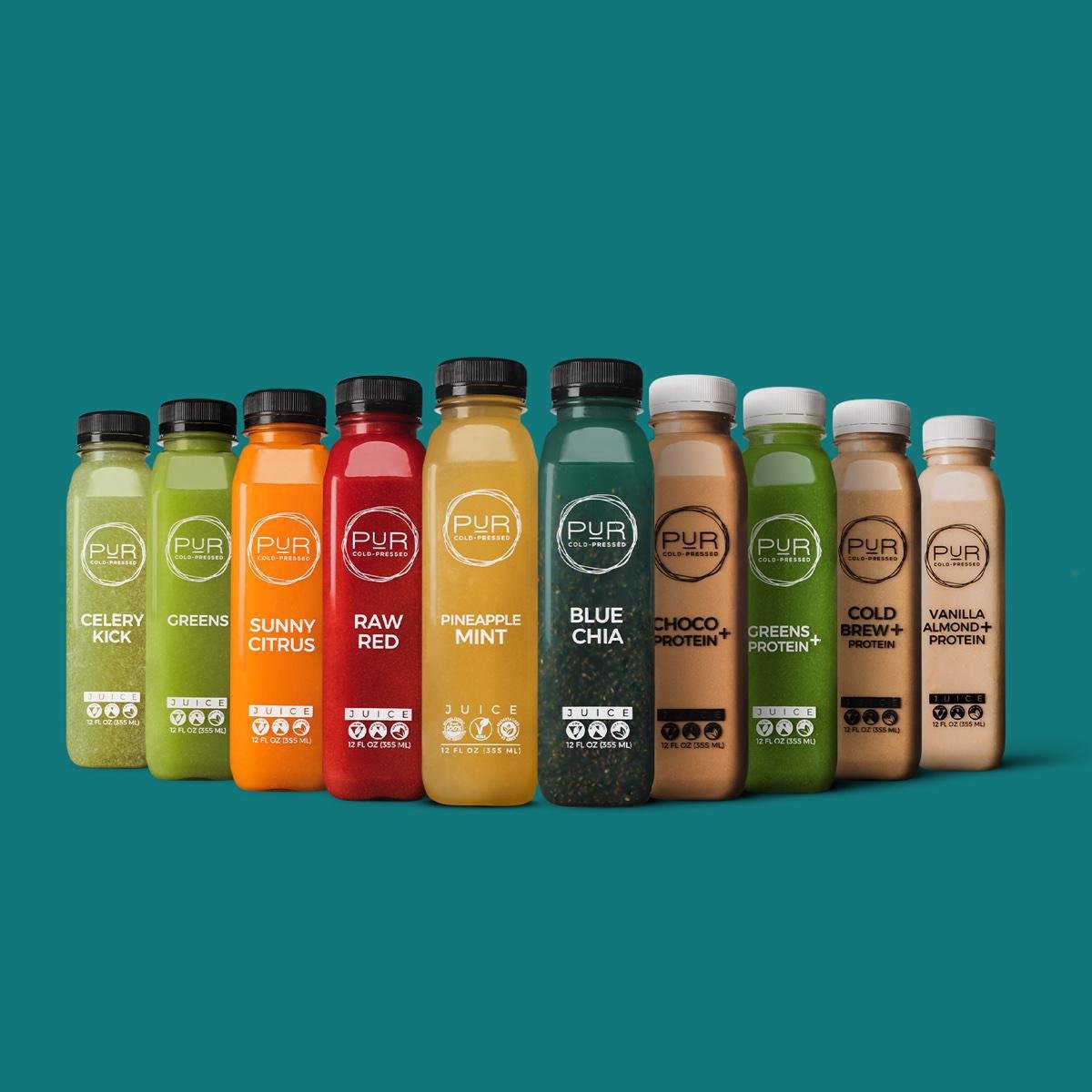 The cold press juices sales