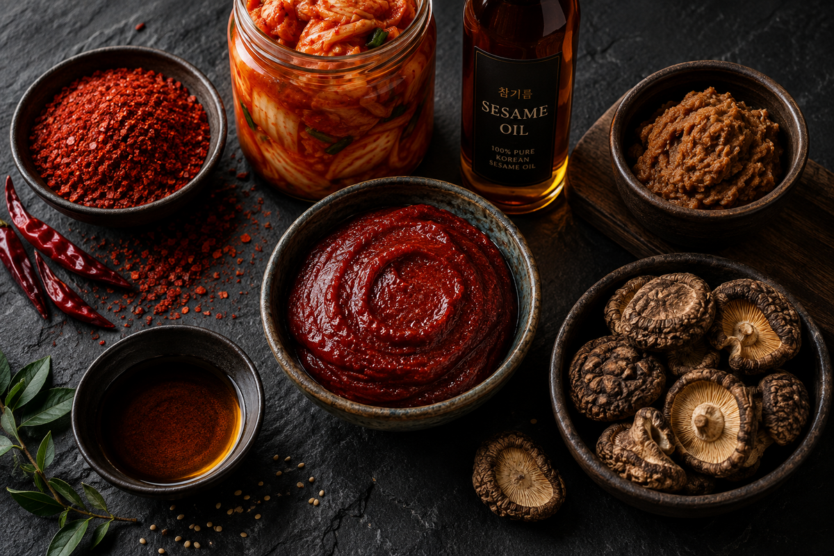 Korean Ingredients - Gochujang, Gochugaru, Kimchi & More