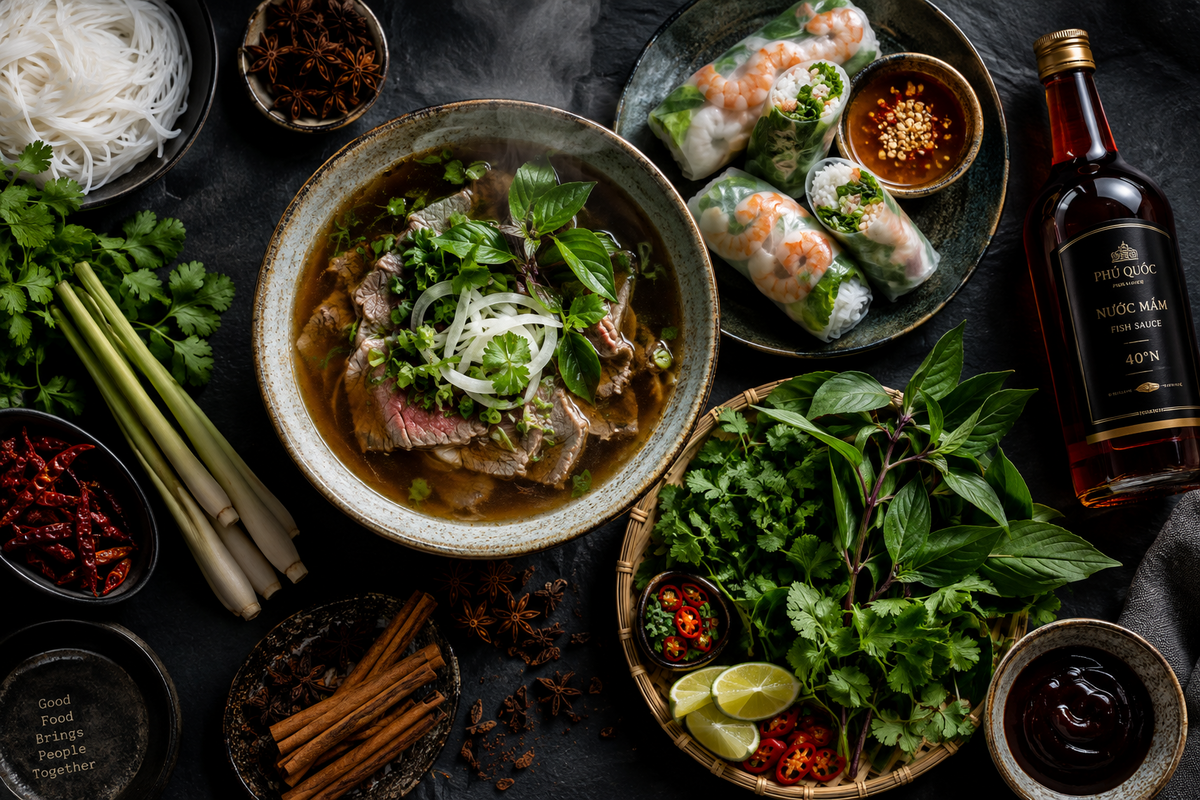 Vietnamese Ingredients - Pho, Rice Paper, Fish Sauce & More