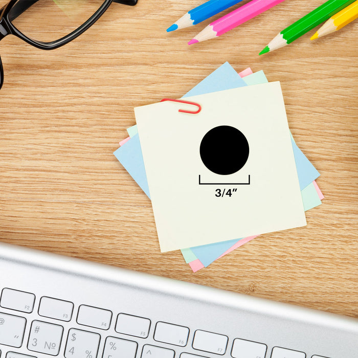 The 38 Collection™ - 3/4" Color Coding Permanent Dot Sticker Kit: 912/Pack
