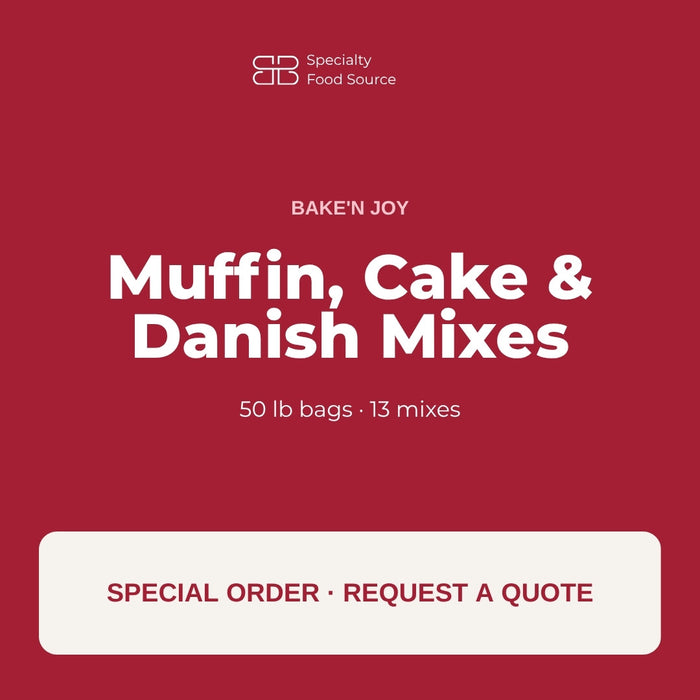 Bake'n Joy Muffin, Cake and Danish Mixes, 50 lb bags, special order by quote