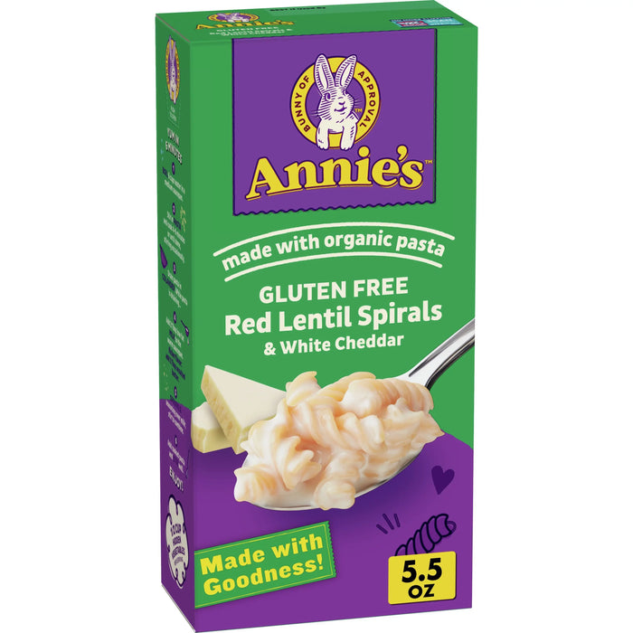 Annie's Homegrown Macaroni & Cheese, White Cheddar, 5.5oz (Pack of 8)