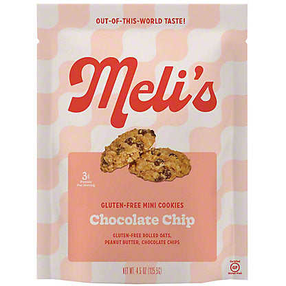 Meli's Monster Mini Choco Chip Cookies - 4.5 Oz - Pack of 6