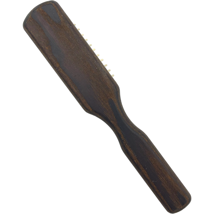 Dural Thermo-Wood rubber cushion hair brush with wooden pins - 5 rows