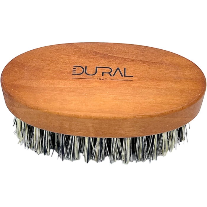 Dural Pear wood beard brush with pure Tampico fiber - 7 rows