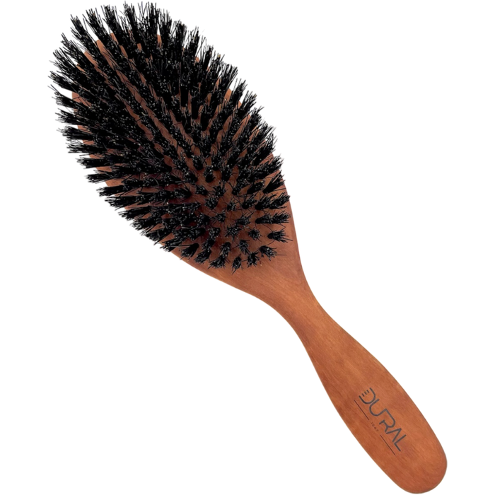 Dural Pear wood hair brush with boar bristles - 10 rows