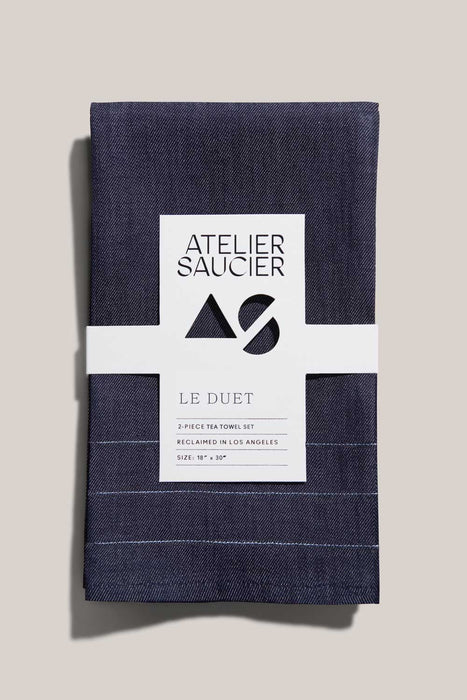 Signature Denim Tea Towels | Set of 2