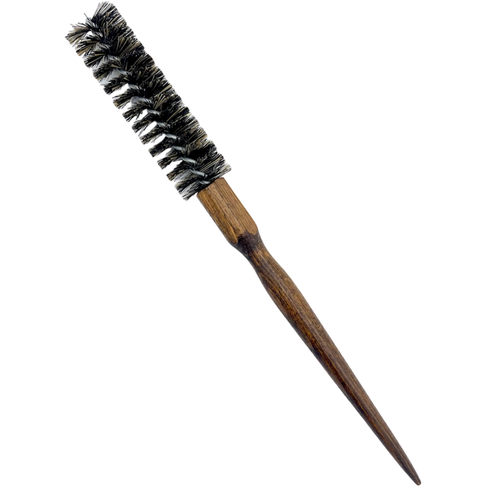 Dural Walnut curling hair brush with boar bristles