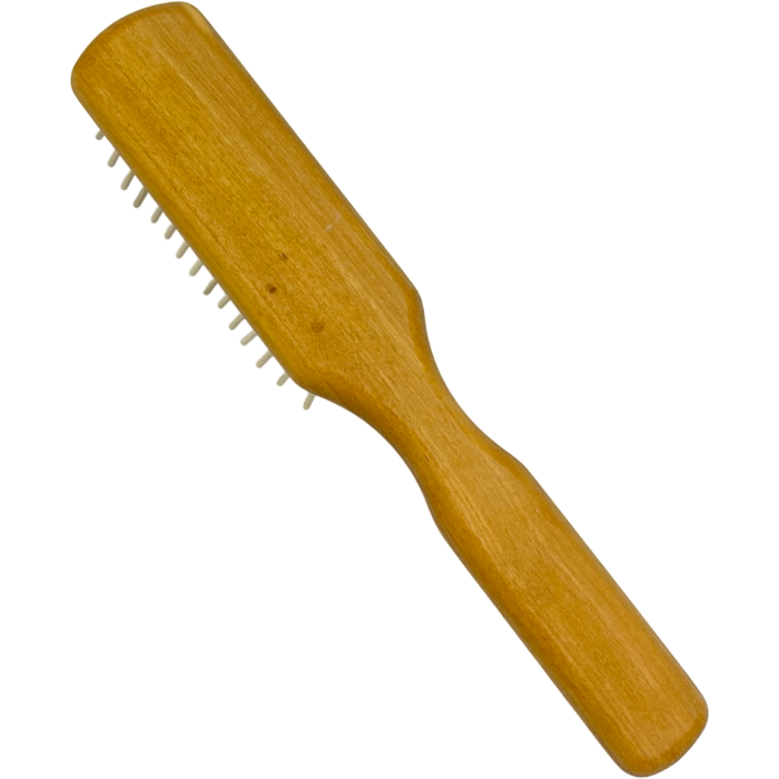 Dural Olive wood rubber cushion hair brush with wooden pins