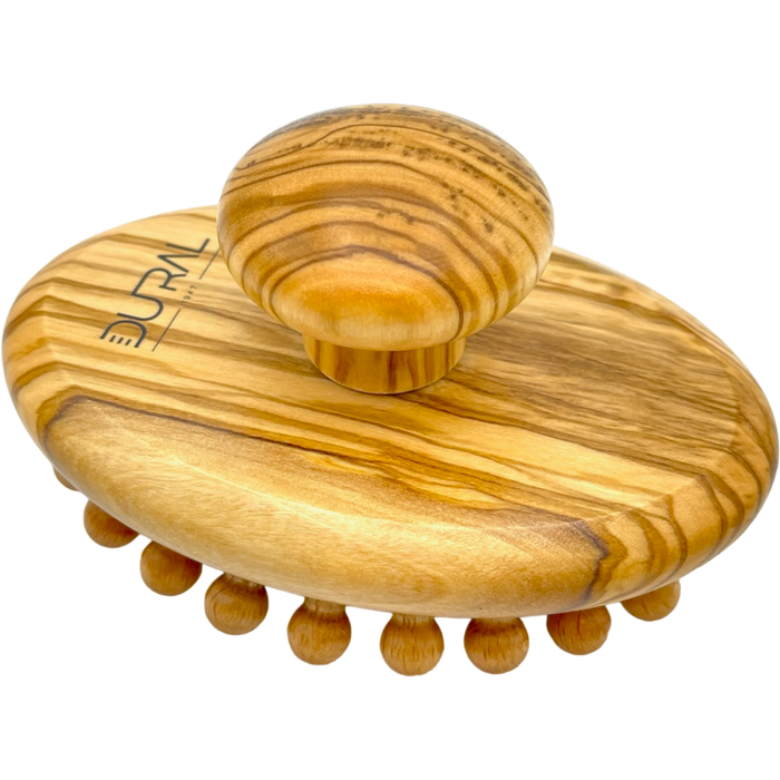 Dural Olive wood massage brush with handle