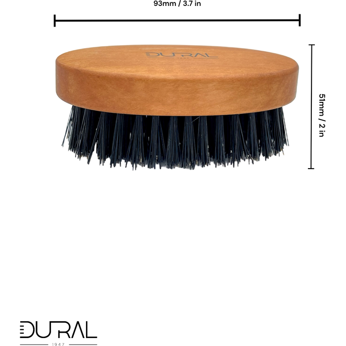 Dural Pear wood beard brush with wild boar bristles