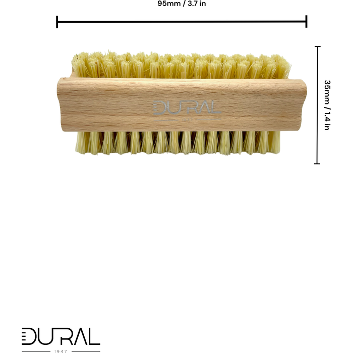 Dural plain Beech wood hand/nails brush with Tampico fiber -4/6 rows