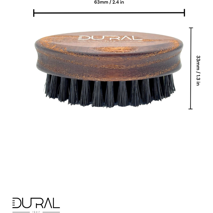 Dural Thermo ash wood nail brush - travel size