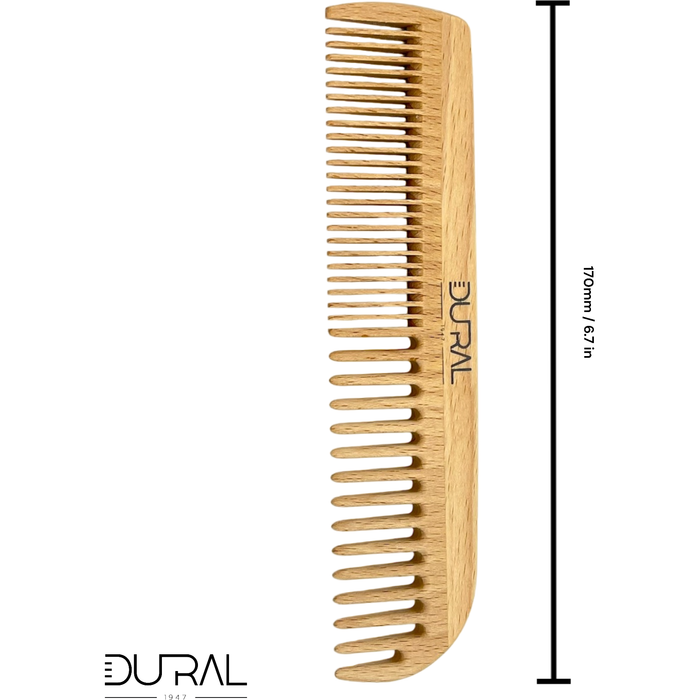 Dural Beech wood men's comb