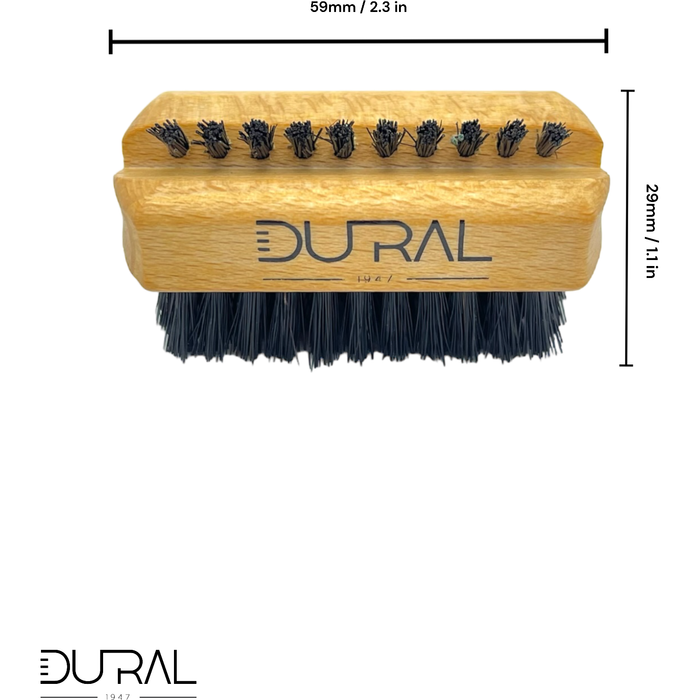 Dural Beech wood travel size hand/nail brush