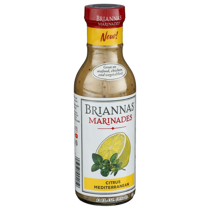 Brianna's - Citrus Medit Marinade, 12 fl oz (Pack of 6) - Gluten Free