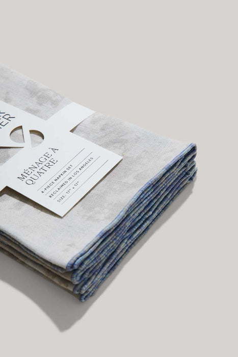 Blue Sky Linen Napkins | Set of 4