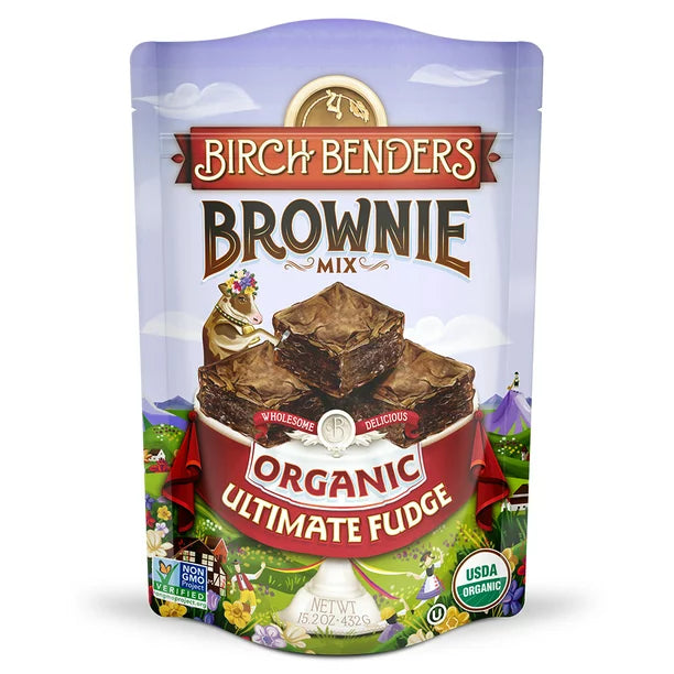 Birch Benders Ultimate Fudge Brownie Mix, Pack of 6, 15.2 oz