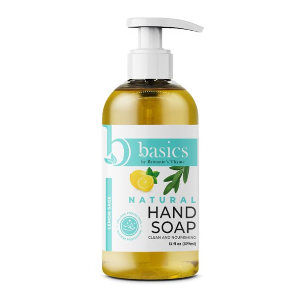 Brittanie's Thyme Hand Soap Basics Lemon Sage, Pack of 6