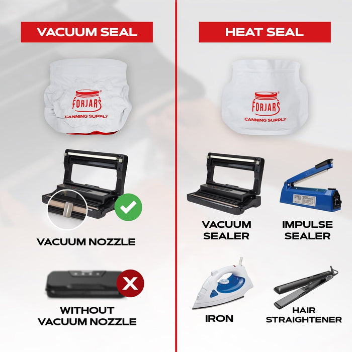 1 Gallon Mylar Bags — 50 Count   7.5 mil per side (≈15 mil total)