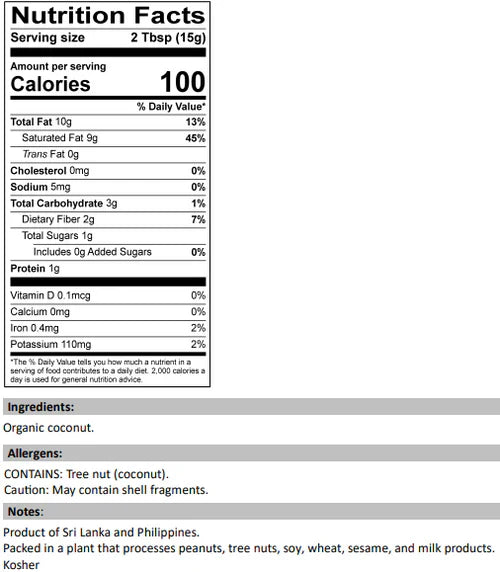 Woodstock Organic Coconut Shreds - Unsweetened, 7 oz, Pack of 12