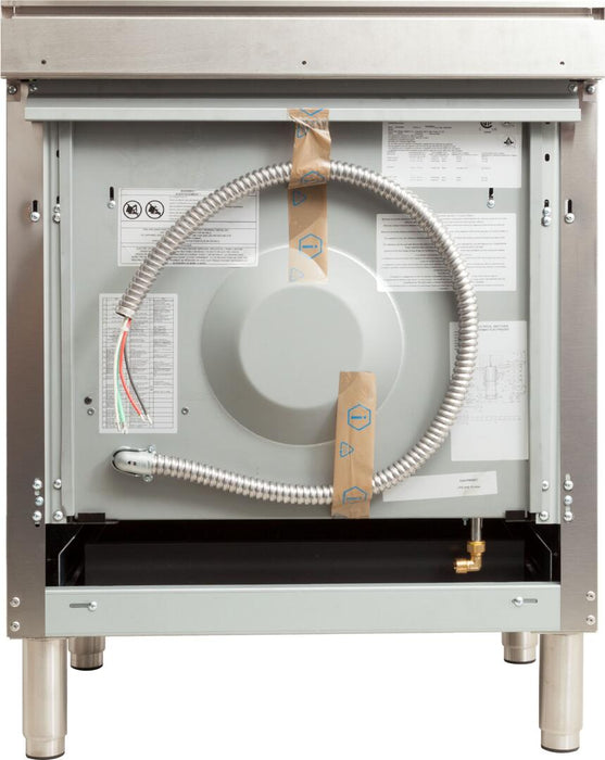 ILVE Professional Plus 36" Dual Fuel Liquid Propane Freestanding Range, Stainless Steel, Chrome Trim UPW90FDMPILP