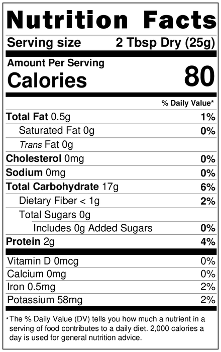 Forbidden Rice, Black, Organic (Black Pearl Rice)