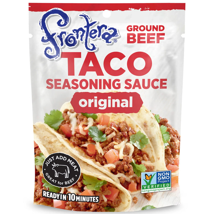 Frontera Foods Original Beef Taco Seasoning, 6 Packets (8 Oz)