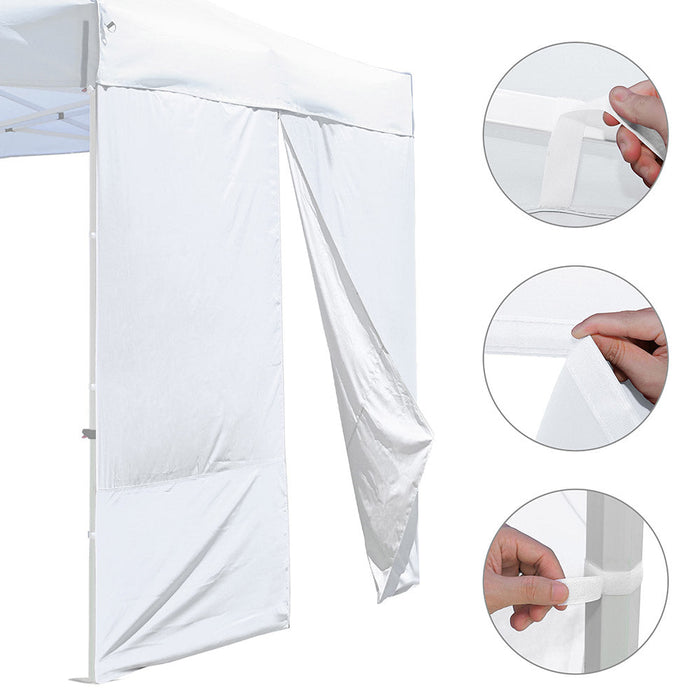 Yescom Canopy Tent Wall with Zip 10x7ft UV50+ CPAI-84