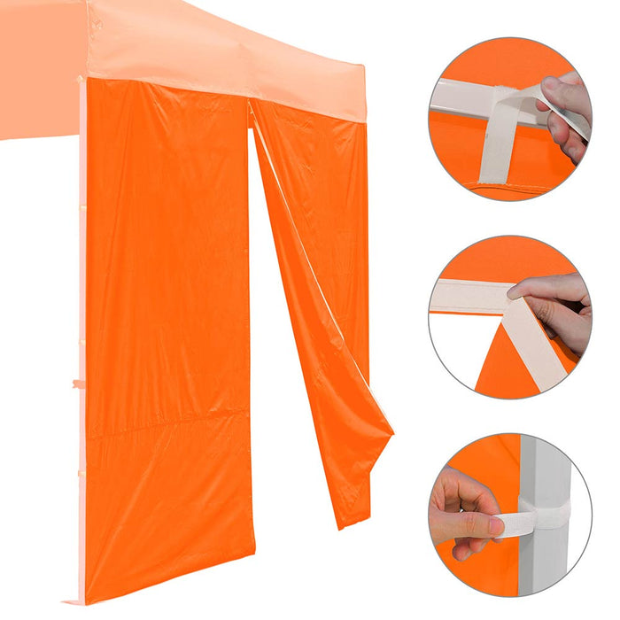 Yescom Canopy Tent Wall with Zip 10x7ft UV50+ CPAI-84