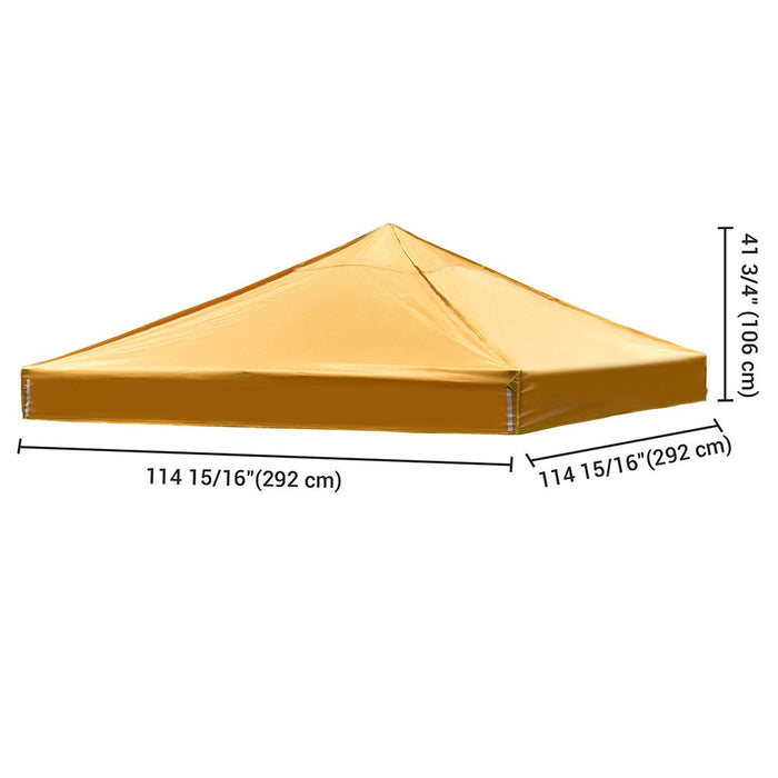 Yescom 10x10 Ez Pop Up Tent Canopy Top Replacement Cover (9.6'x9.6')