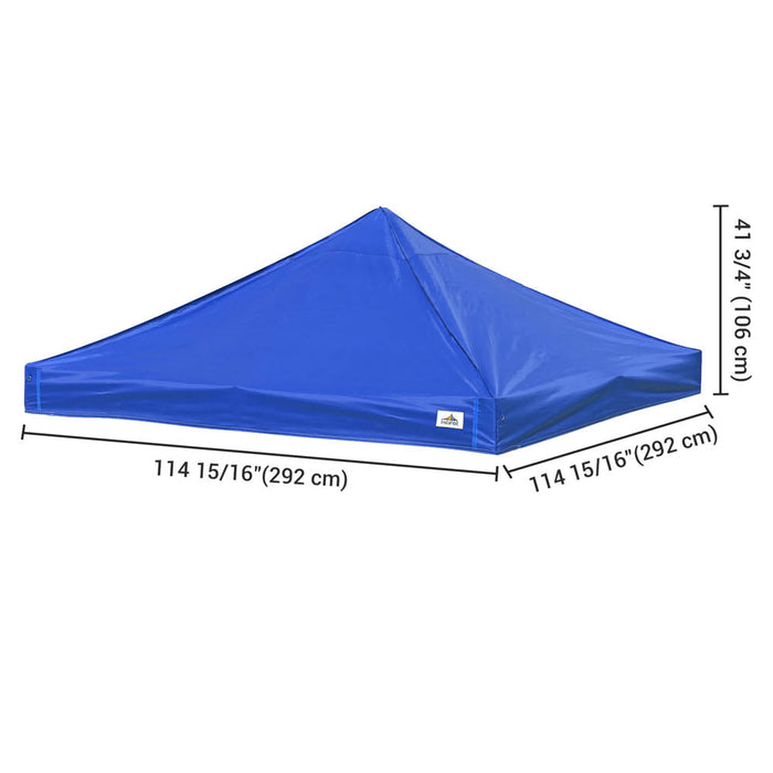 Yescom 10x10 Ez Pop Up Tent Canopy Top Replacement Cover (9.6'x9.6')