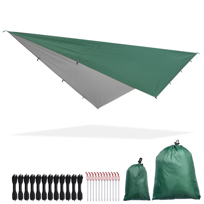 Yescom Camping Tarp Large Hammock Rain Fly 10x15ft UV50+ PU3,000mm